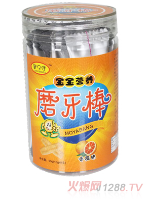 嬰貝佳磨牙棒香橙味