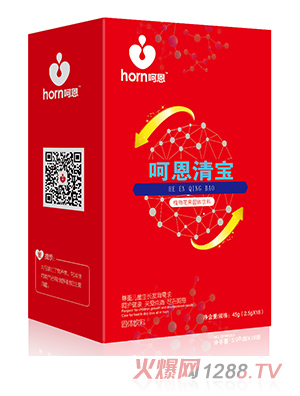 呵恩清寶植物花果固體飲料
