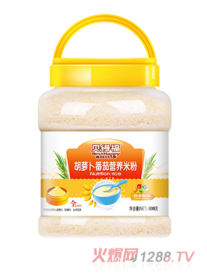 貝得福胡蘿卜番茄營養(yǎng)米粉桶裝