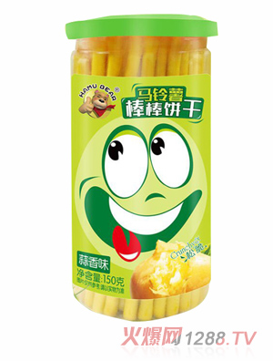 HAMU BEAR馬鈴薯棒棒餅干-蒜香味