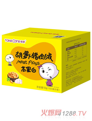 培康香甜胡蘿卜豬肉絨100g
