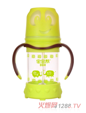 寶寶幫嬰兒奶瓶-綠色