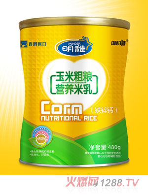 明稚玉米粗糧營(yíng)養(yǎng)米乳-鐵鋅鈣