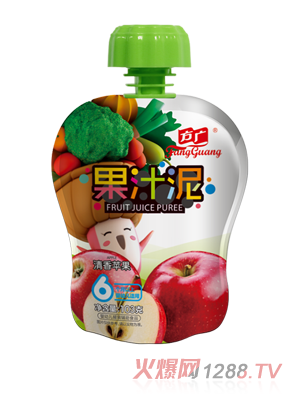 方廣清香蘋果果汁泥