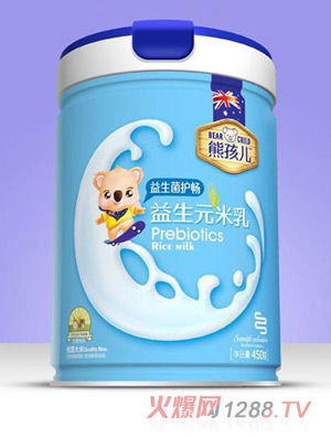 熊孩兒益生元米乳-益生菌護暢罐裝
