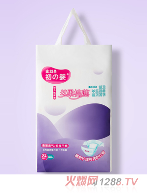 初之嬰絲柔棉薄嬰兒紙尿褲XL44