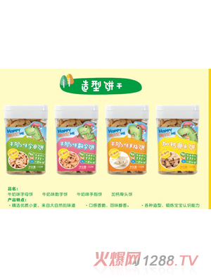 嘿皮尼造型餅組合圖