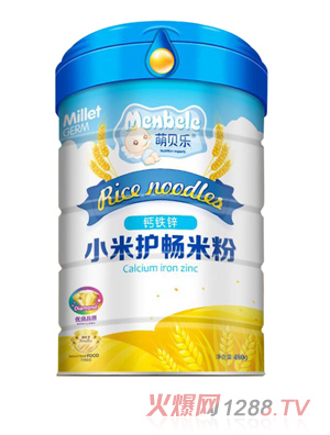 萌貝樂小米護暢米粉-鈣鐵鋅 聽裝