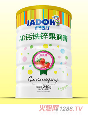 嘉多慧AD鈣鐵鋅-果潤清
