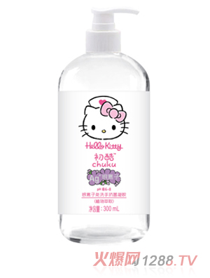 Hello Kitty初酷銀離子免洗手消毒凝膠（植物萃?。?00ml