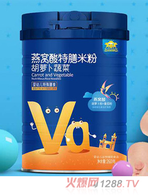 金盾愛(ài)嬰燕窩酸特膳米粉-胡蘿卜蔬菜