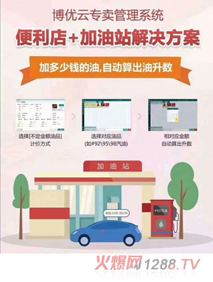 博優(yōu)云專賣管理系統(tǒng)-便利店+加油站解決方案