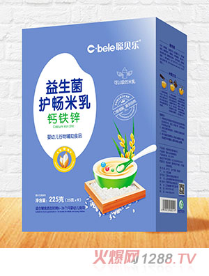 聰貝樂益生菌護暢米乳盒裝 鈣鐵鋅