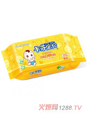 卡芬寶貝濕巾黃色