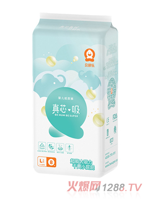 貝舒樂紙尿褲真芯吸L8片