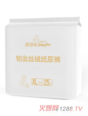 貝舒樂鉑金紙尿褲XL25片