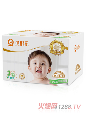 貝舒樂紙尿褲鉑芯絲柔XL碼84片