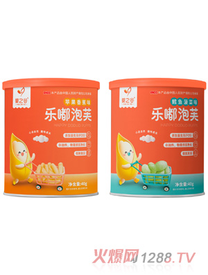 嬰之谷樂(lè)嘟泡芙-蘋果香蕉味鱈魚(yú)菠菜味蛋黃味