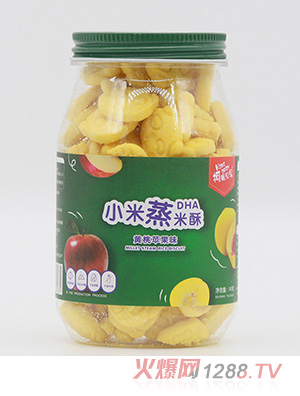 柯妮貝貝小米蒸米酥-黃桃蘋果味