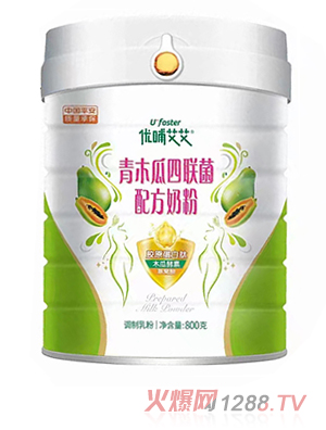 優(yōu)哺艾艾青木瓜四聯(lián)菌配方奶粉