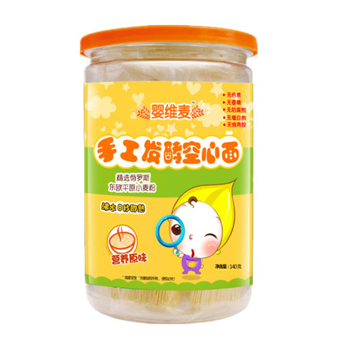  嬰維麥?zhǔn)止ぐl(fā)酵空心面營養(yǎng)原味