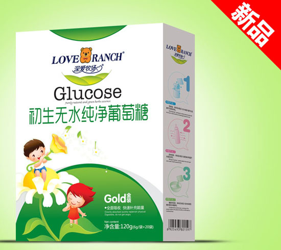   深愛牧場(chǎng)初生無水純凈金裝葡萄糖盒裝