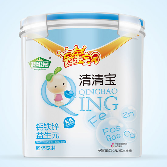    冠軍寶貝清清寶(鈣鐵鋅益生元)