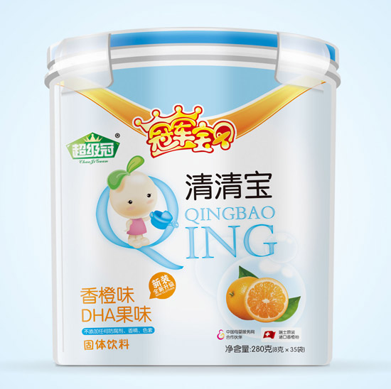    冠軍寶貝清清寶(香橙味)