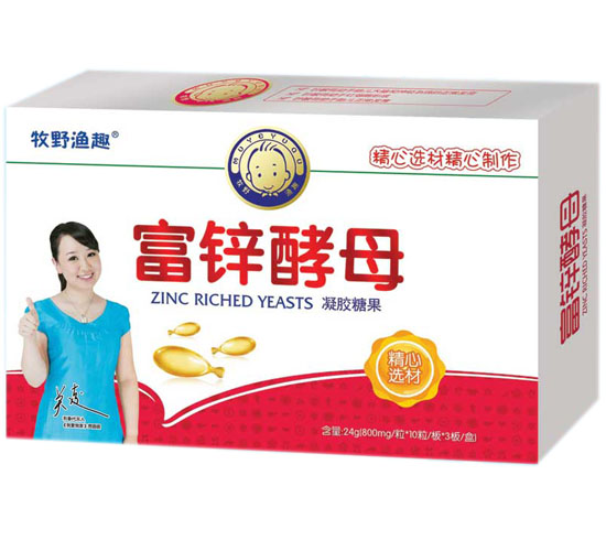    牧野漁趣富鋅酵母凝膠糖果