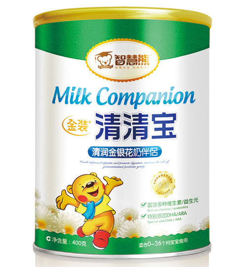 智慧熊清潤(rùn)金銀花奶伴侶清清寶
