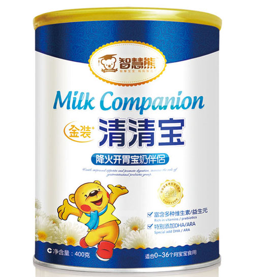      智慧熊降火開胃寶奶伴侶清清寶