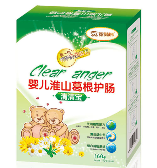      智慧熊嬰兒淮山葛根護(hù)暢清清寶