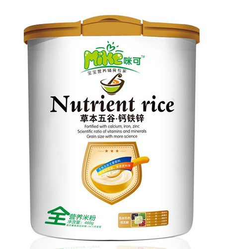  咪可草本五谷鈣鐵鋅全段桶裝